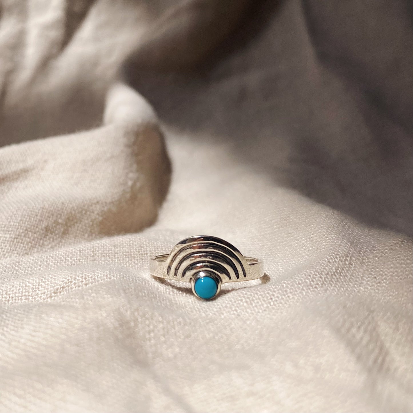 CLEO Turquoise Ring Silver