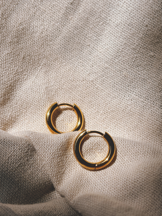 RINA Ohrring 15mm | Earring Gold