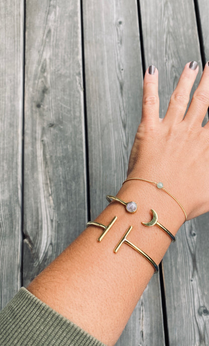 SEA YOU MOON Armreif | Bracelet Gold