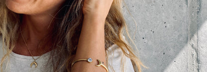 SEA YOU MOON Armreif | Bracelet Gold