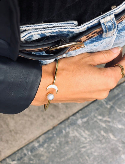 SEA YOU MOON Armreif | Bracelet Gold