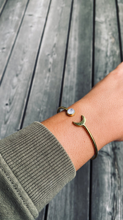 SEA YOU MOON Armreif | Bracelet Gold